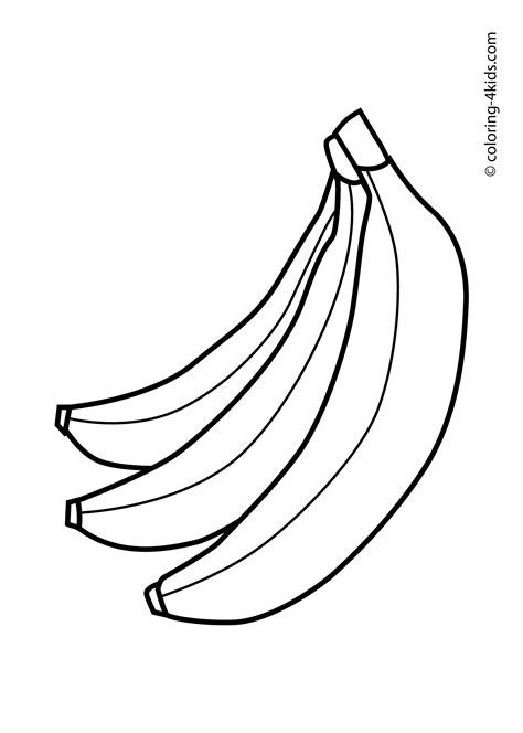 Banana Drawing Outline at GetDrawings | Free download