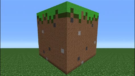 Minecraft Tutorial: How To Make A Grass Block Statue - YouTube