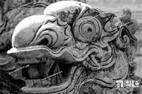 Dragon Face Sculpture, Stock Photo, Picture And Low Budget Royalty Free Image. Pic. ESY ...