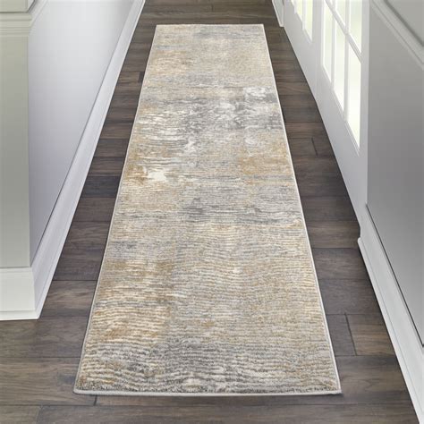 Nourison Solace Abstract Grey/Beige Area Rug - Walmart.com - Walmart.com