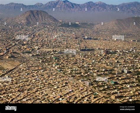 mountain and houses in kabul Afghanistan Stock Photo - Alamy