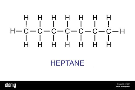 Heptane molecular Stock Vector Images - Alamy