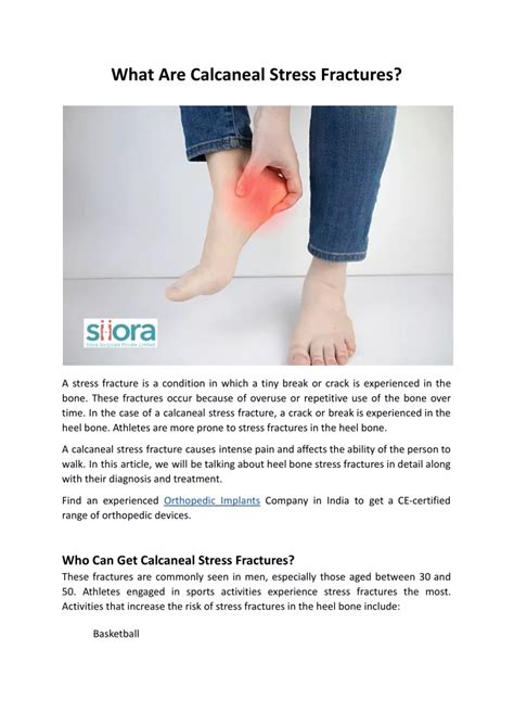 PPT - What Are Calcaneal Stress Fractures.docx PowerPoint Presentation ...