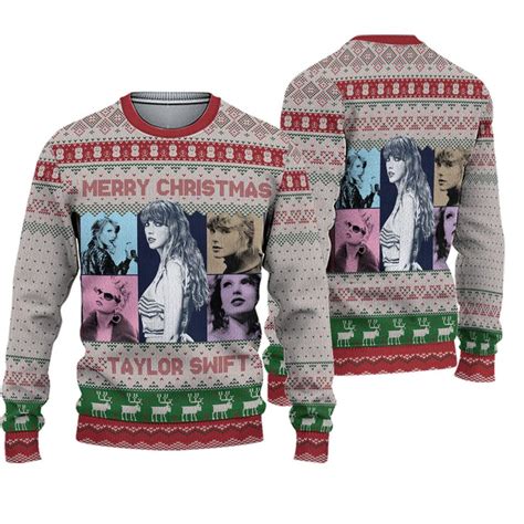 Swift Christmas All Over Print 3D Ugly Sweater - Taylor Christmas ...