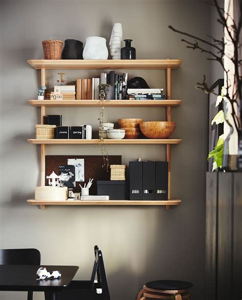 LISABO Wall shelf - ash veneer - IKEA | Wall shelves, Country kitchen shelves, Shelves