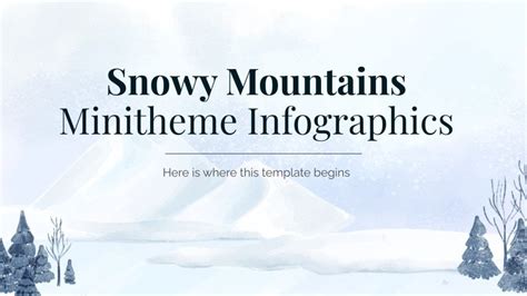 Snowy Mountains Minitheme Infographics