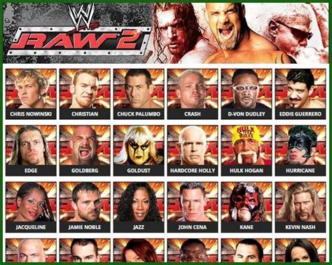 WWE Raw 2 Roster | Pro Wrestling Rosters