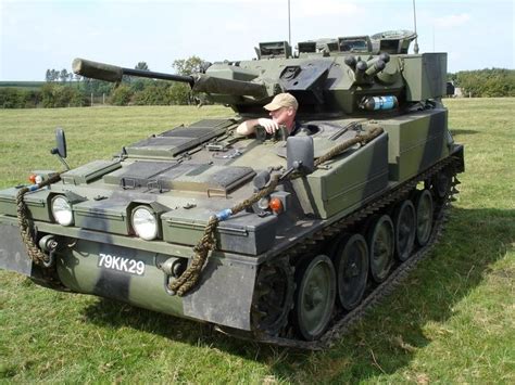 Alvis FV107 Scimitar Light Armoured Reconnaissance Vehicle - British Army | Military vehicles ...