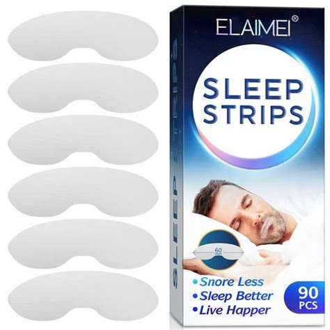 Nasal Strips, Anti-Snoring Tape, Snore Stopper Strips, To Reduce Mouth Breathing And Improve ...