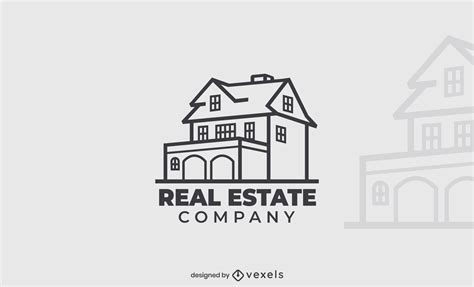 Minimalist House Stroke Logo Design Vector Download