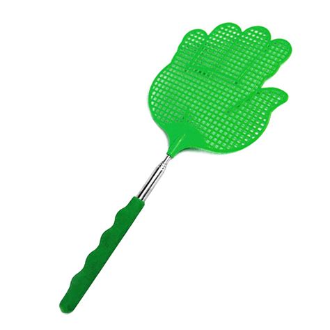 PWFE 1Pcs Plastic Fly Swatter High Quality Telescopic Beat Insect Fly Swatter Tool Household ...