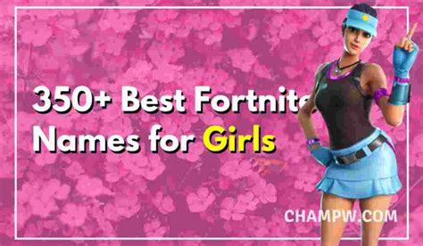 550+ Best Fortnite Names For Girls | Girl Fortnite Names