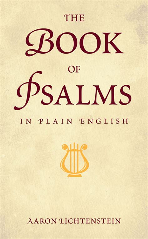 Book of Psalms in Plain English eBook by Aaron Lichtenstein - EPUB ...