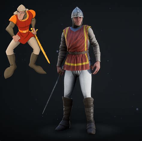 Dirk the Daring from Dragon's Lair : r/Mordhau