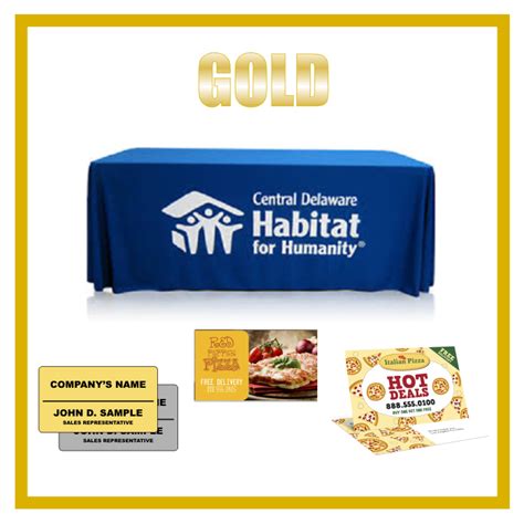 Gold Trade Show Kit | Trade Show Kits| Shop Awards, Promotional and Printing Products ...