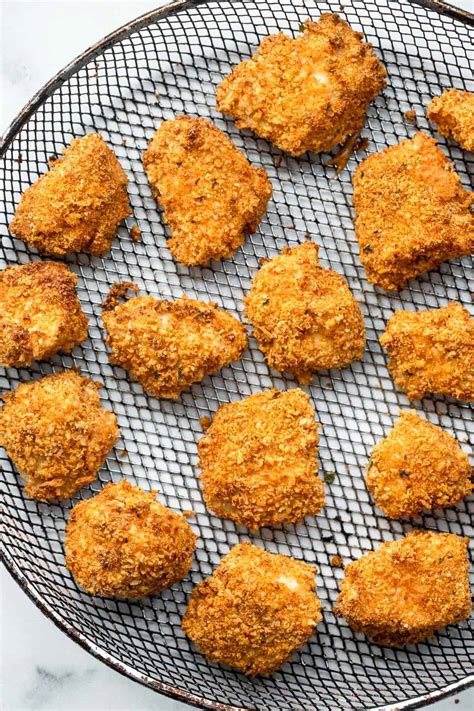 Crispy Air Fryer Chicken Nuggets | Food Faith Fitness