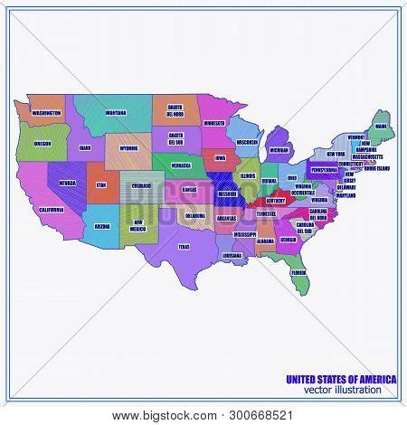 Map Usa Regions Vector & Photo (Free Trial) | Bigstock