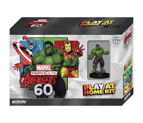 DEC228054 - MARVEL HEROCLIX AVENGERS 60TH ANN PLAY AT HOME HULK - Previews World