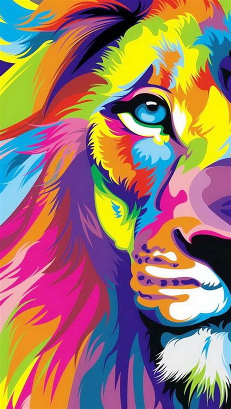 🔥 [40+] Colorful Lion Wallpapers | WallpaperSafari