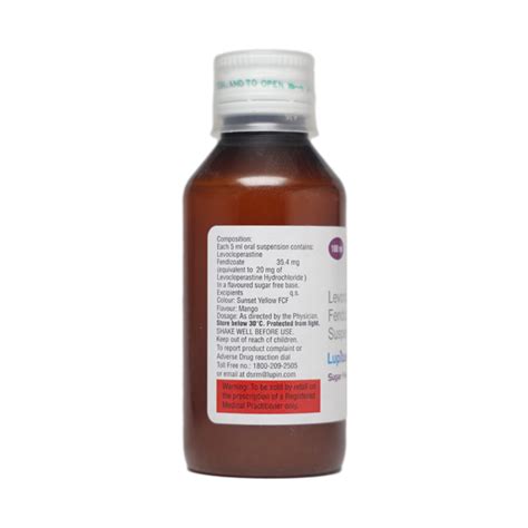 Lupituss SF Syrup 100ml - Buy Medicines online at Best Price from Netmeds.com