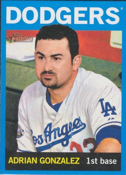 Adrian Gonzalez. | Adrian gonzalez, Baseball cards, Gonzalez