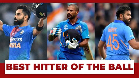 Virat Kohli VS Shikhar Dhawan VS Rohit Sharma: Who Is The Best hitter ...