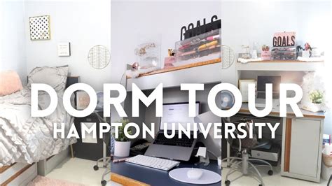 HBCU ROOM TOUR | HAMPTON UNIVERSITY | WHITE HALL - YouTube