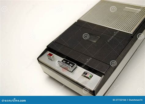 Portable Compact Cassette Player Recorder Stock Photo - Image of vintage, technology: 27722166