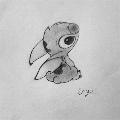 Pencil Drawings Of Stitch