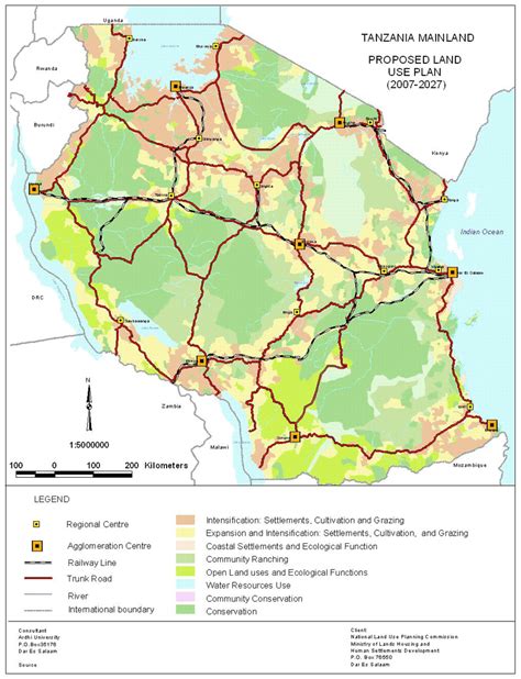 2: Proposed land use map of Tanzania | Download Scientific Diagram