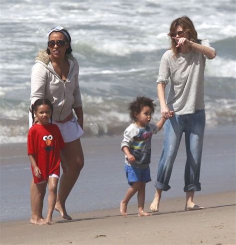 Exclusive… Ellen Pompeo And Family Enjoy A Day On The Beach | Celeb ...