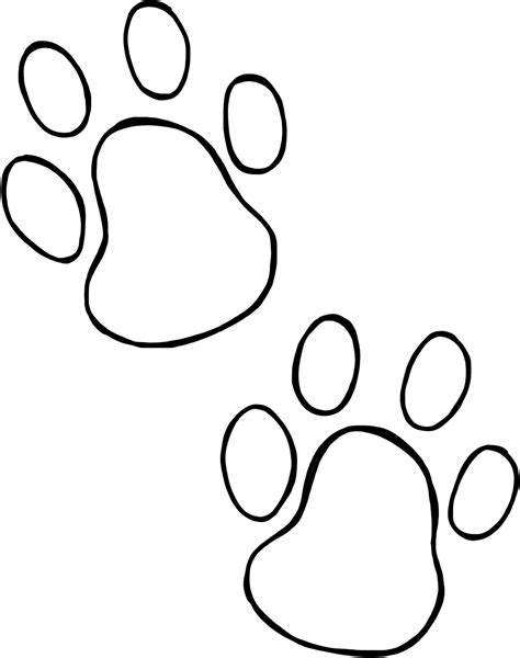 Download Dog Paw Prints Dog Paw Heart Clip Art Free Clipart - White Dog Paw Silhouette - Full ...