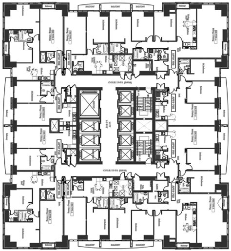 Princess Tower, a typical floor plan (7-22) [Рис. 9. Башня Принцессы ...