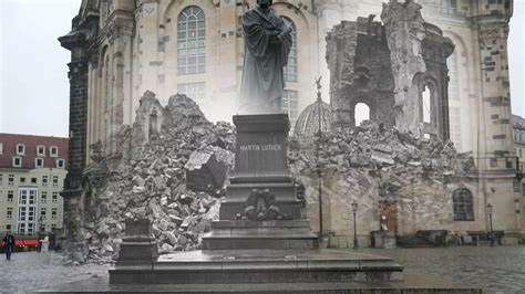 Bombing of Dresden: Poignant then and now pictures show German city's ...