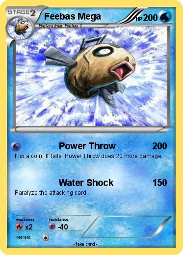 Pokémon Feebas Mega - Power Throw - My Pokemon Card