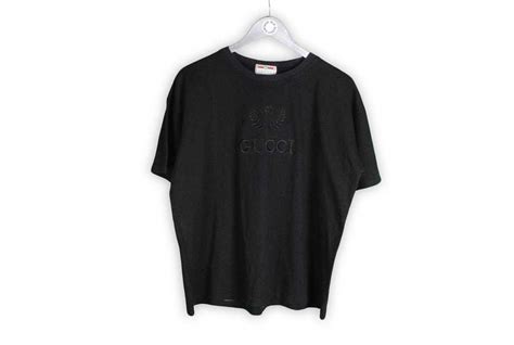 Vintage Gucci Embroidery Logo Bootleg T-Shirt Small - Gem