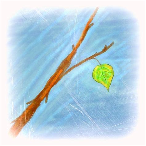 Last Leaf Painting by Chandana Arts