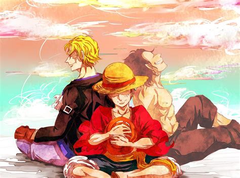 ASL Brothers Monkey D. Luffy, Portgas D. Ace, and Sabo - One Piece