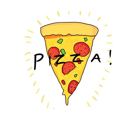 Cartoon Pizza Drawing at GetDrawings | Free download