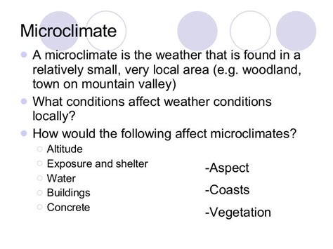 Microclimate