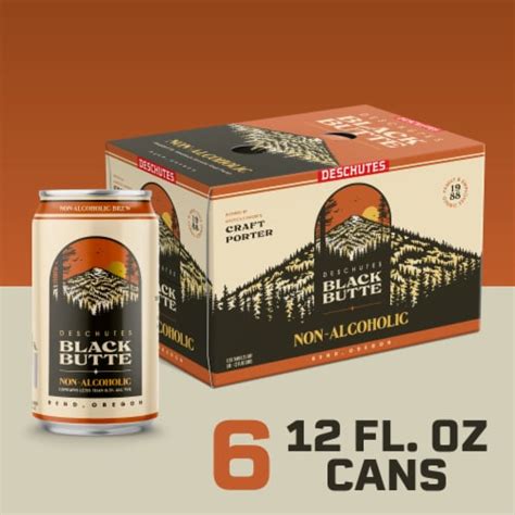 Deschutes Brewery® Black Butte Non-Alcoholic Porter Craft Beer, 6 cans / 12 fl oz - Fred Meyer