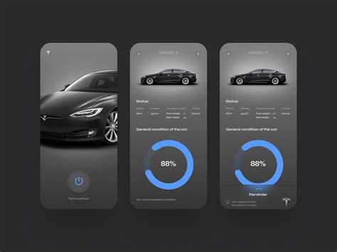 Tesla | App For Tesla Owners on Behance