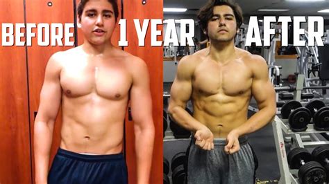 INSANE 1 Year Body Transformation | 19-20 Years Old - YouTube