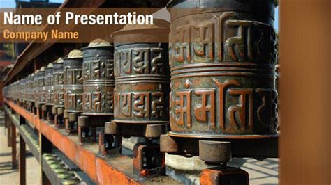 Buddhist Prayer Wheels PowerPoint Templates - Buddhist Prayer Wheels PowerPoint Backgrounds ...