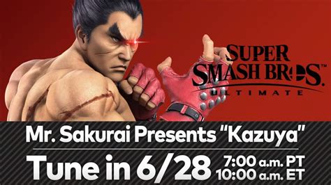 Super Smash Bros. Ultimate - Kazuya presentation For June 28th ...