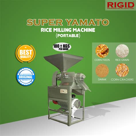 Rice Milling Machine (portable) | Rigid Machineries and Mill Supply Corp.