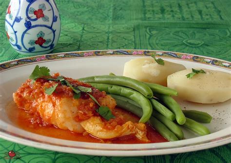 Poached Fish in Tomato Sauce | A SOSCuisine recipe | Poached fish, Fish ...