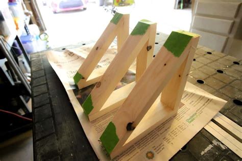 How to make DIY Wood Triangle Shelf Brackets