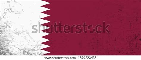 Old Vintage Grunge Qatar Flag Stock Vector (Royalty Free) 1890223438 | Shutterstock