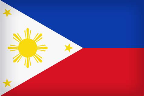 Philippines Large Flag | Gallery Yopriceville - High-Quality Free Images and Transparent PNG Clipart